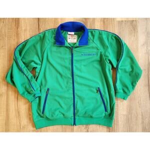 Mitchell Ness Mavericks Hardwood Classic Fullzip Jacket Jersey Kelly Grn 2X 52